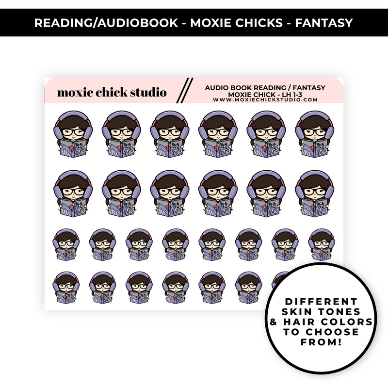 AUDIOBOOK MOXIE CHICK FANTASY / QUARTER SHEET / NEW RELEASE