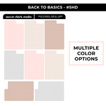 BACK TO BASICS #SHD LARGE SHEET - NEW RELEASE