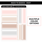 BACK TO BASICS #SHF LARGE SHEET - NEW RELEASE