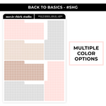 BACK TO BASICS #SHG LARGE SHEET - NEW RELEASE