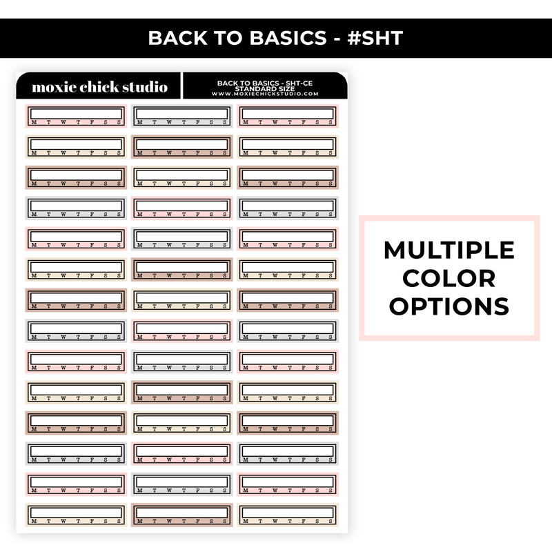 BACK TO BASICS #SHT LARGE SHEET - NEW RELEASE