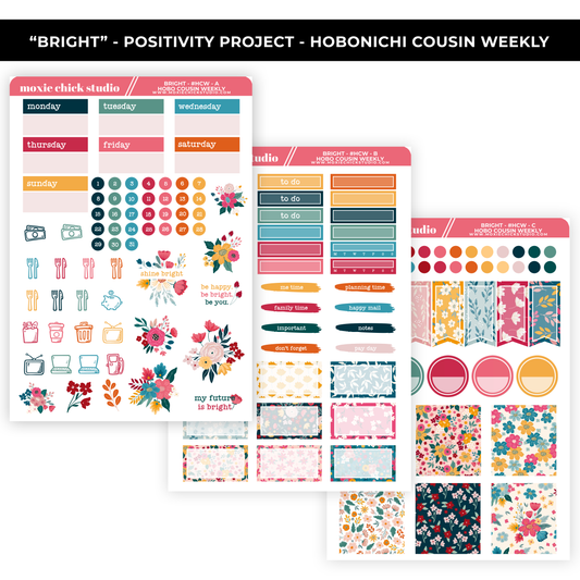 POSITIVITY PROJECT BRIGHT 'HOBONICHI COUSIN - WEEKLY' - NEW RELEASE