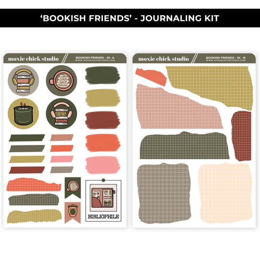 BOOKISH FRIENDS - JOURNALING KIT - NEW RELEASE