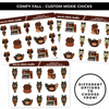 COMFY FALL MOXIE CHICKS - QUARTER SHEET - NEW RELEASE