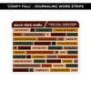 JOURNALING BIG BUNDLE "COMFY FALL" - NEW RELEASE