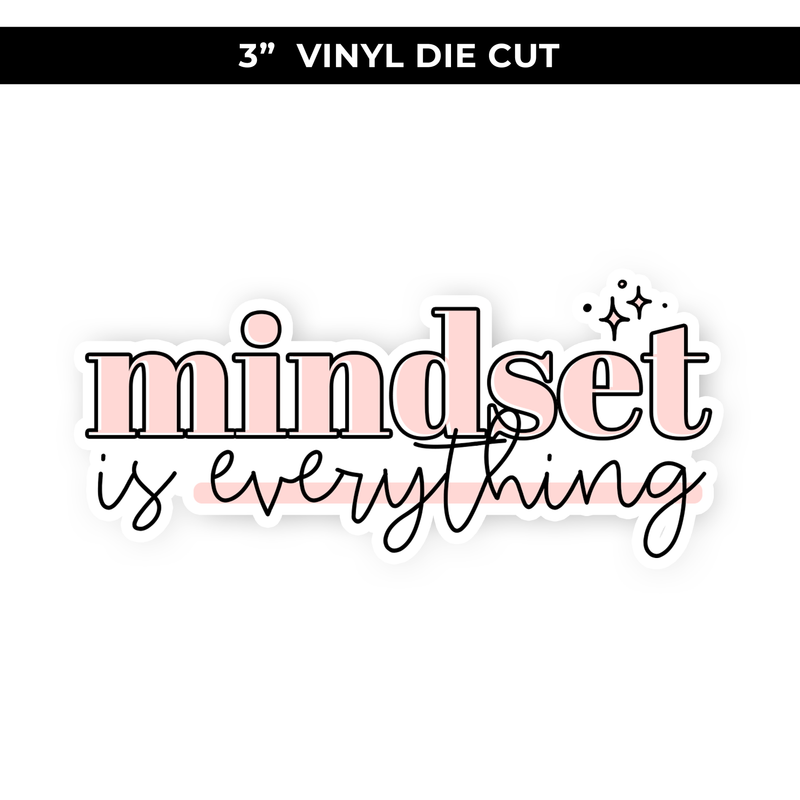 VINYL 3" DIE CUT- MINDSET IS EVERYTHING / NEW RELEASE