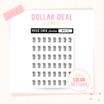 Food / Meals Dollar Deal Sticker Sheets – Perfect for On-the-Go Planners & Journals