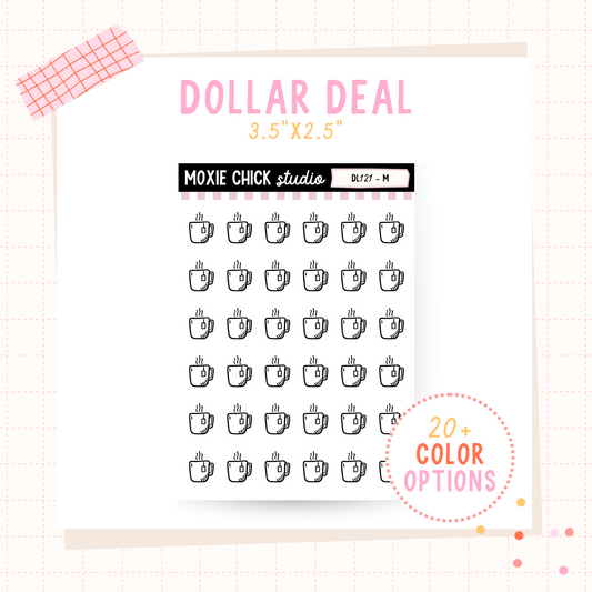 Mug - Dollar Deal Sticker Sheets – Perfect for On-the-Go Planners & Journals)