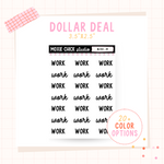 Work - Dollar Deal Sticker Sheets – Perfect for On-the-Go Planners & Journals)