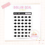 Arrows - Dollar Deal Sticker Sheets – Perfect for On-the-Go Planners & Journals)