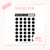 Mini Shape - Dollar Deal Sticker Sheets – Perfect for On-the-Go Planners & Journals)