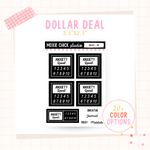 Anxiety Tracker #1 - Dollar Deal Sticker Sheets – Perfect for On-the-Go Planners & Journals)