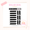 Washi Strips - Dollar Deal Sticker Sheets – Perfect for On-the-Go Planners & Journals)