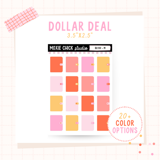 Planners - Dollar Deal Sticker Sheets – Perfect for On-the-Go Planners & Journals)