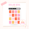 Planners - Dollar Deal Sticker Sheets – Perfect for On-the-Go Planners & Journals)