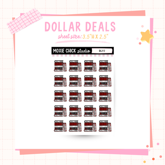 Book stack Mystery Thriller - Dollar Deal Sticker Sheets – Perfect for On-the-Go Planners & Journals)