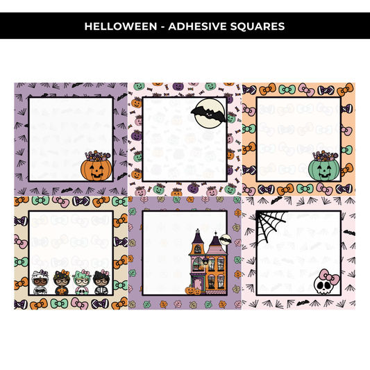 HELLOWEEN 3" ADHESIVE SQUARES - NEW RELEASE