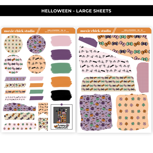 HELLOWEEN - 2  PAGE JOURNALING KIT - NEW RELEASE