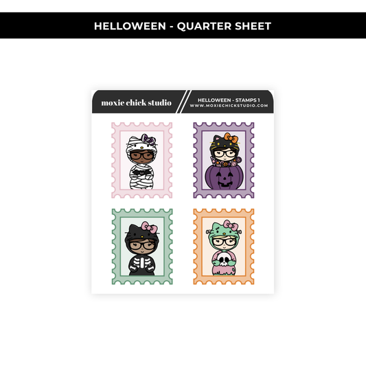 HELLOWEEN STAMPS SHEET - NEW RELEASE