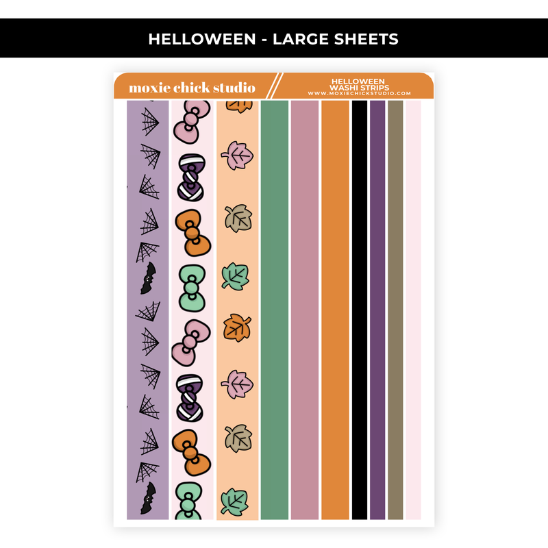 HELLOWEEN WASHI STRIPS - NEW RELEASE