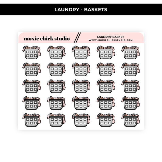 LAUNDRY BASKET / QUARTER SHEET / NEW RELEASE