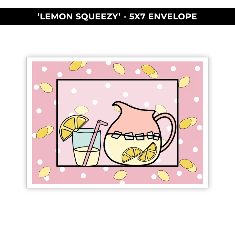 5X7 ENVELOPE 'LEMON SQUEEZY' - NEW RELEASE