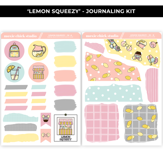 LEMON SQUEEZY - JOURNALING SHEETS - NEW RELEASE