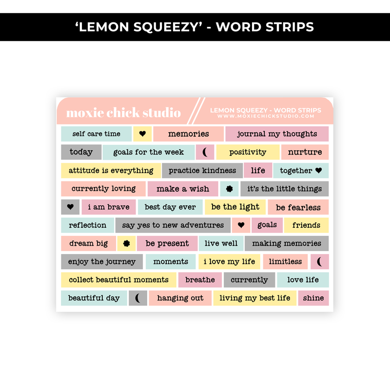 JOURNALING BIG BUNDLE "LEMON SQUEEZY" - NEW RELEASE