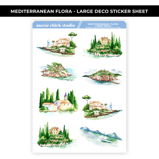 MEDITERRANEAN FLORA LARGE DECO - NEW RELEASE