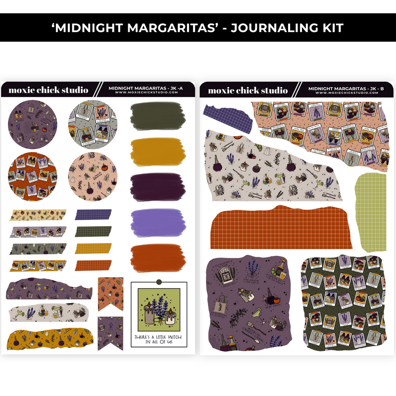 JOURNALING BIG BUNDLE "MIDNIGHT MARGARITAS" - NEW RELEASE