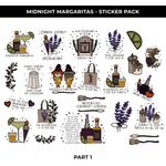 MIDNIGHT MARGARITAS STICKER PACK - NEW RELEASE