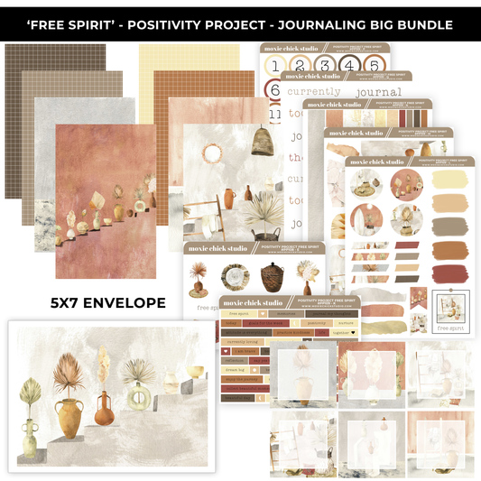 JOURNALING BIG BUNDLE "FREE SPIRIT" - NEW RELEASE