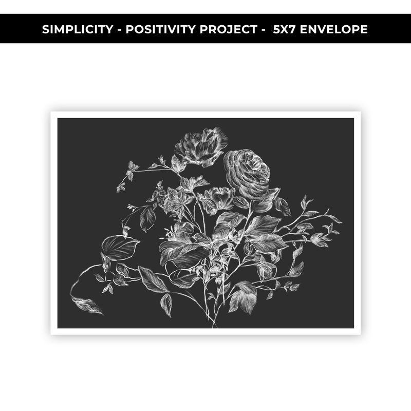 5X7 ENVELOPE 'POSITIVITY PROJECT 'SIMPLICITY' - NEW RELEASE