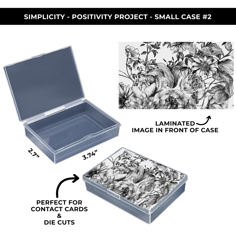 STICKER CASE SMALL 'SIMPLICITY - POSITIVITY PROJECT' #2 - NEW RELEASE