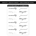 SIMPLICITY - POSITIVITY PROJECT KIT - NEW RELEASE