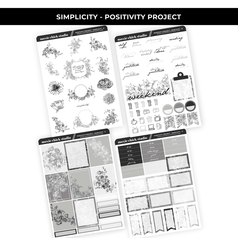 SIMPLICITY - POSITIVITY PROJECT KIT - NEW RELEASE