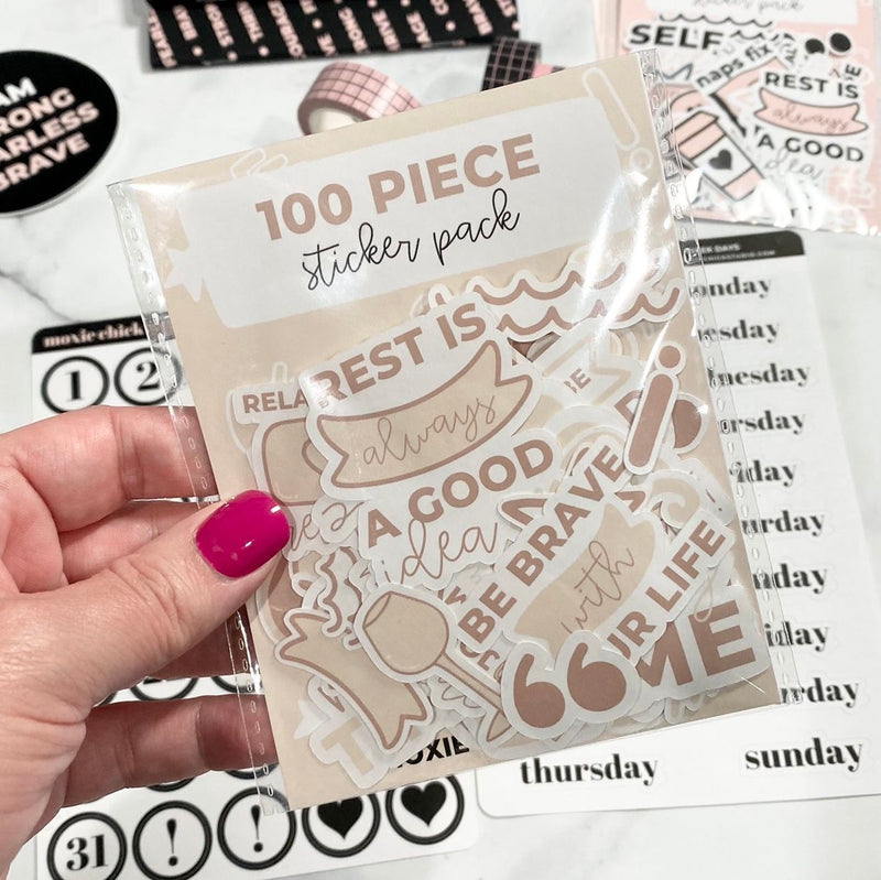 100 PIECE DIE CUT PACK - NEUTRAL / NEW RELEASE