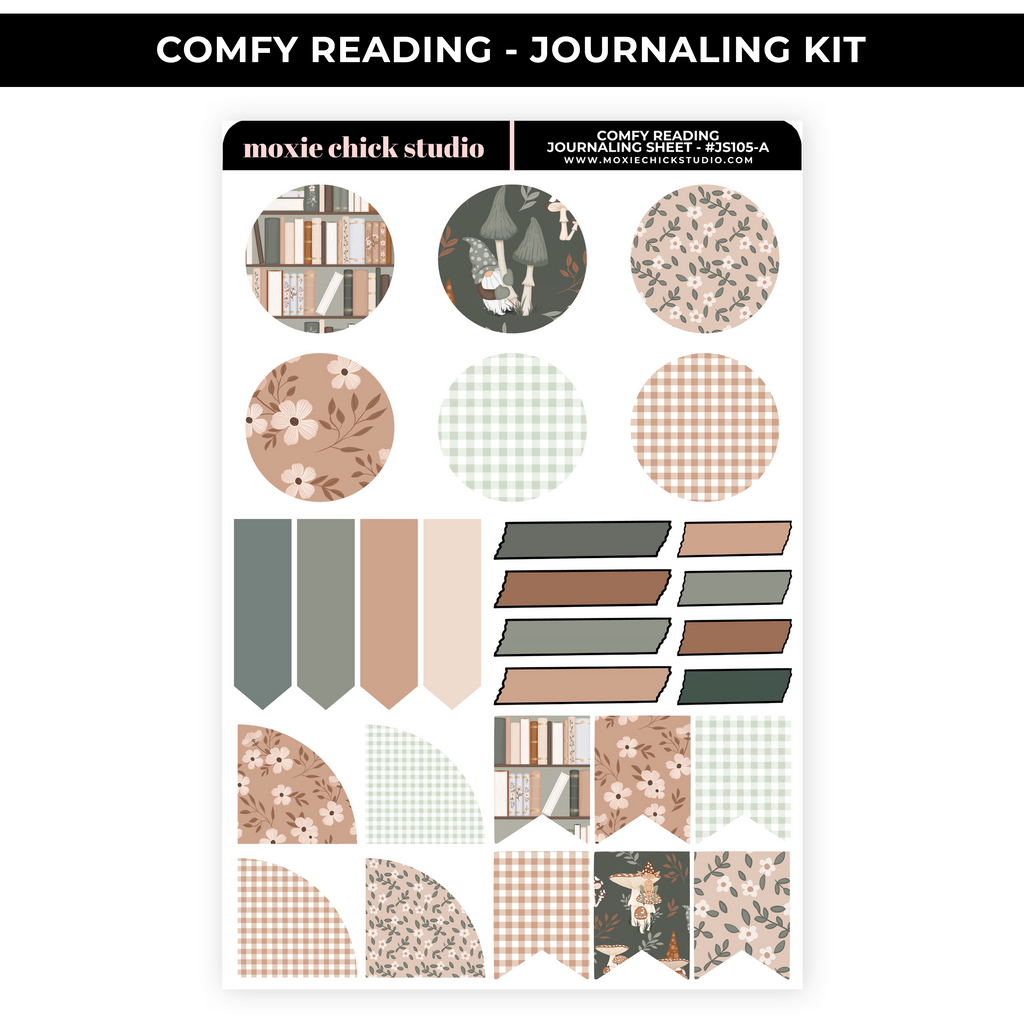 COMFY READING - JOURNALING SHEETS - NEW RELEASE