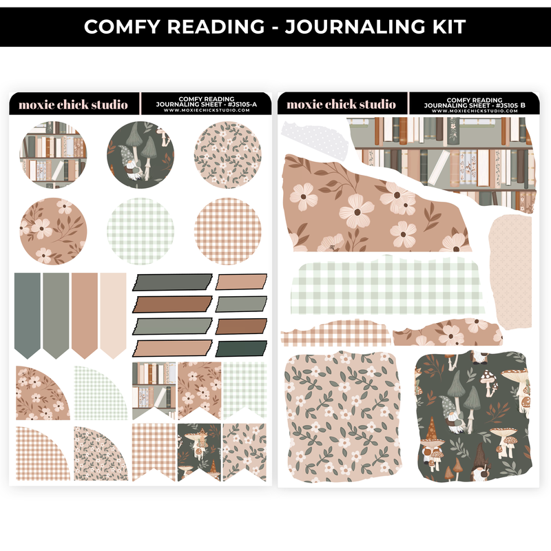 COMFY READING - JOURNALING SHEETS - NEW RELEASE