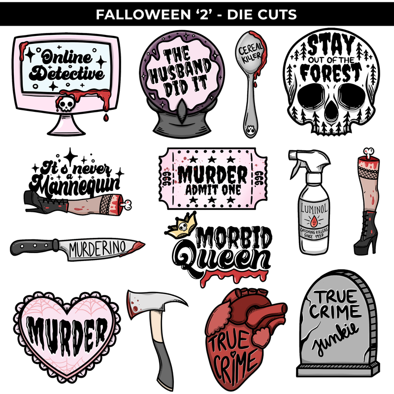 FALLOWEEN '2' - DIE CUTS - NEW RELEASE