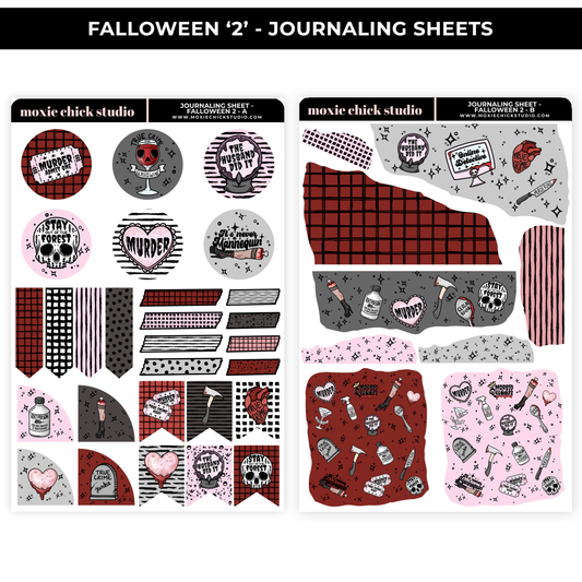 FALLOWEEN '2' - JOURNALING SHEETS - NEW RELEASE