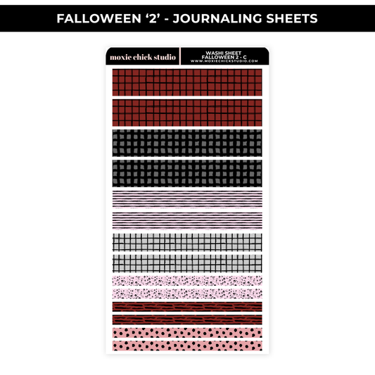 FALLOWEEN '2' - WASHI SHEET - NEW RELEASE