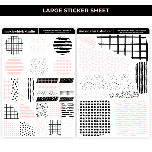 JOURNALING SHEETS / #JS100AB / NEW RELEASE