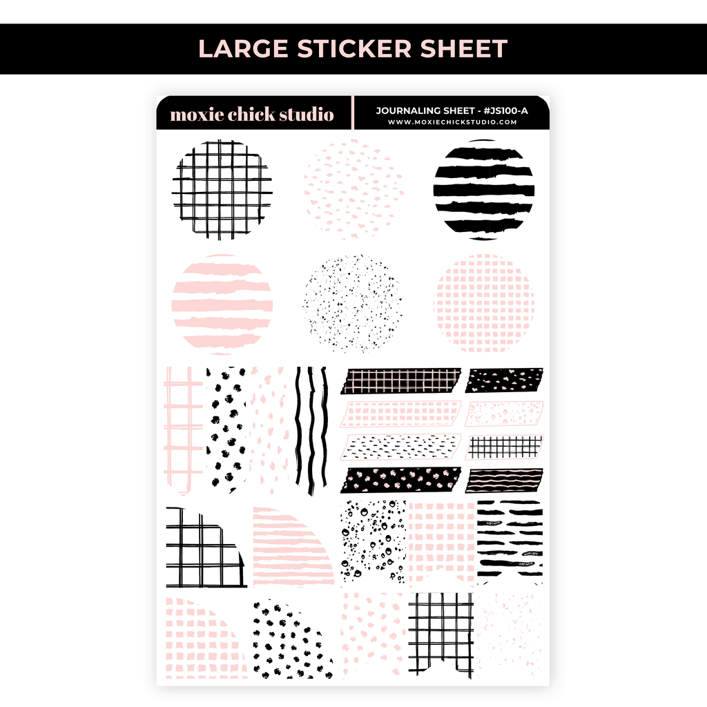 JOURNALING SHEETS / #JS100AB / NEW RELEASE