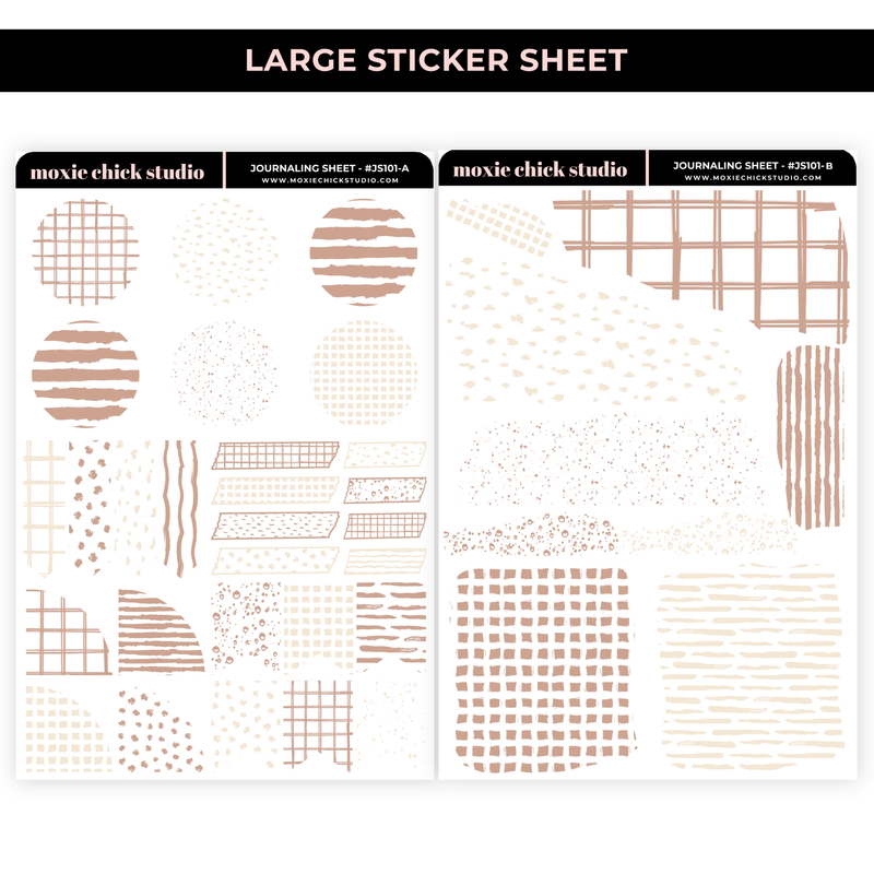 JOURNALING SHEETS / #JS101AB / NEW RELEASE