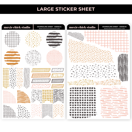 JOURNALING SHEETS / #JS102AB / NEW RELEASE