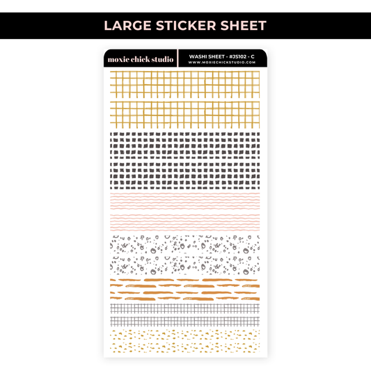 WASHI SHEET / #JS102C / NEW RELEASE