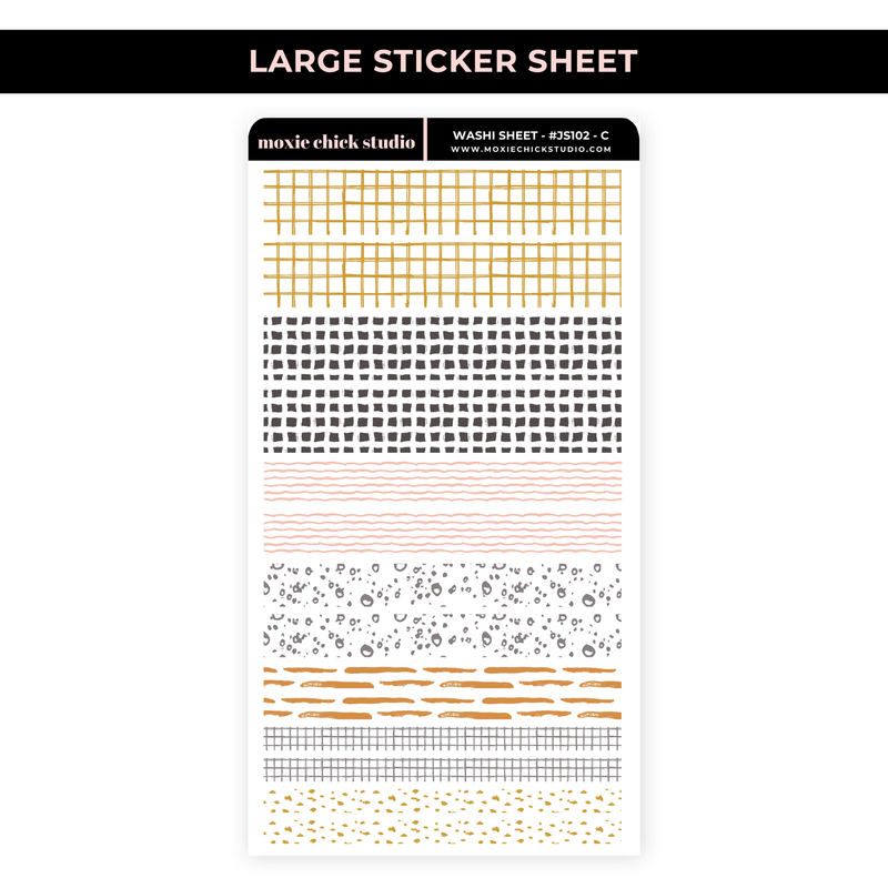 WASHI SHEET / #JS102C / NEW RELEASE