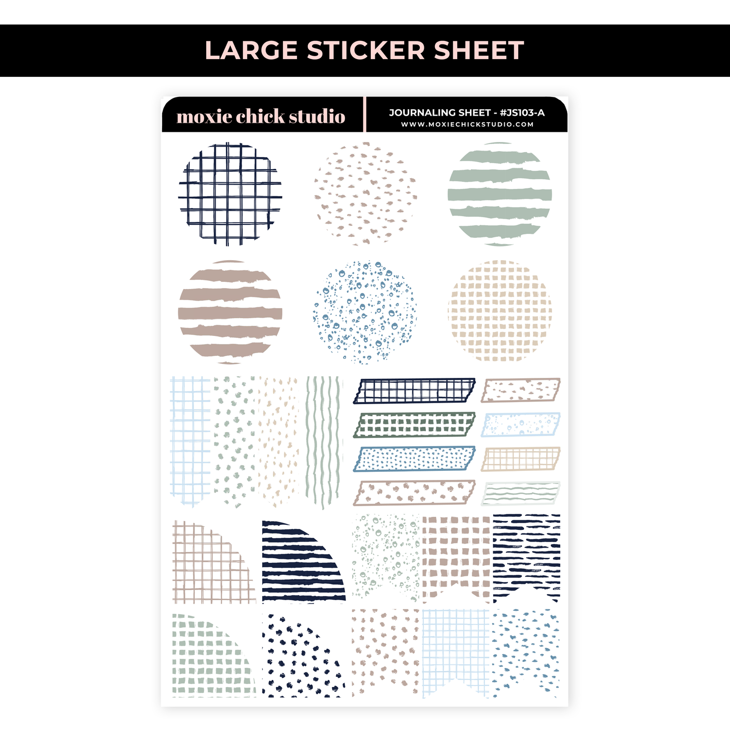 JOURNALING SHEETS / #JS103AB / NEW RELEASE