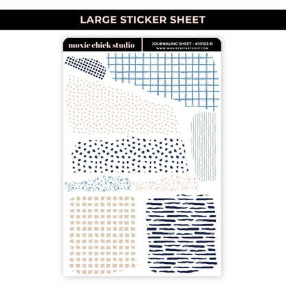 JOURNALING SHEETS / #JS103AB / NEW RELEASE